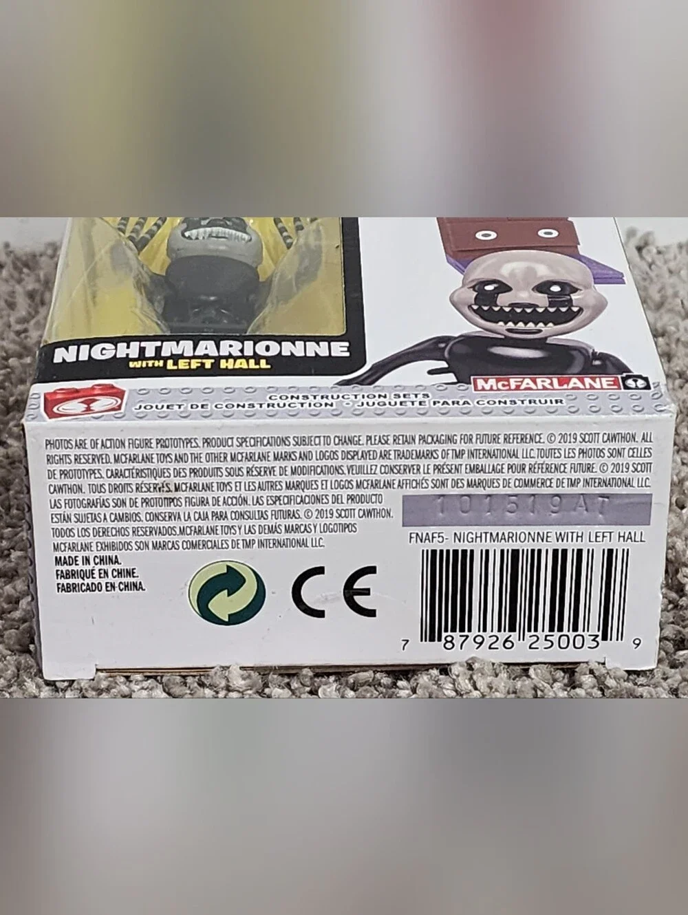 New McFarlane Five Nights At Freddy's Nightmarionne 24 Piece Construction Set